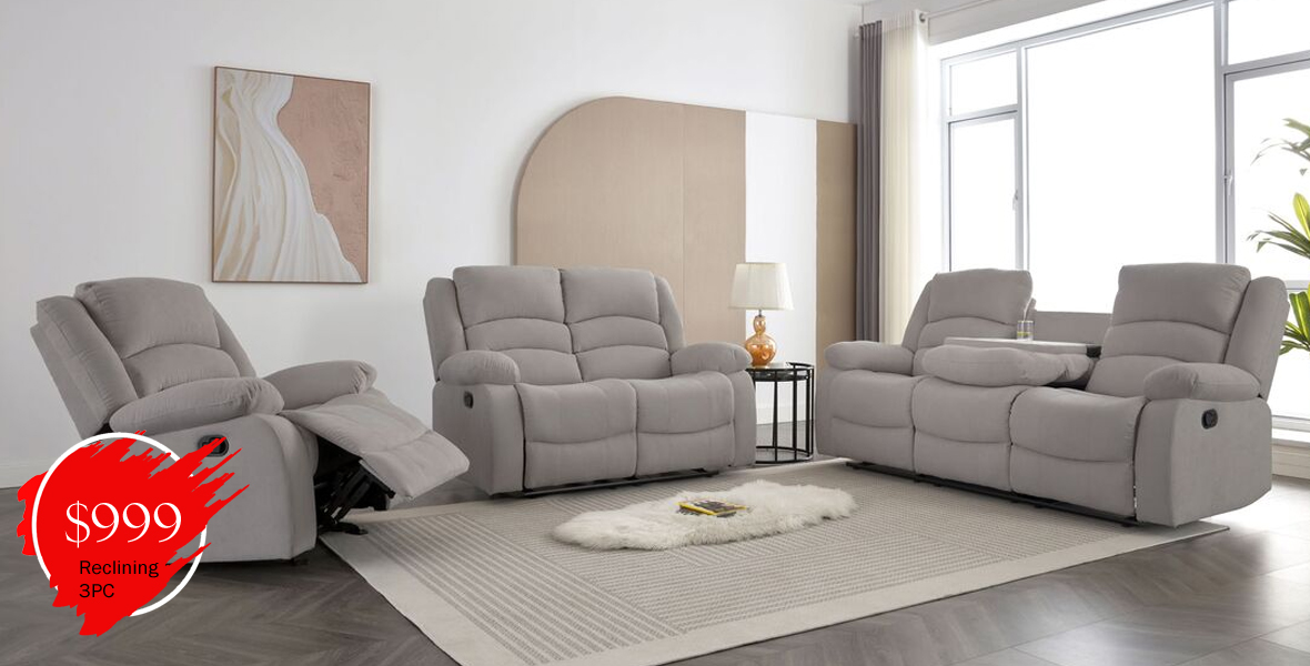 3pc Reclining Set