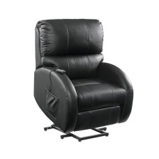 Power Lift Recliner Black - Leather