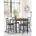 Birdson Counter Height Dining Table and Bar Stools (Set of 5)